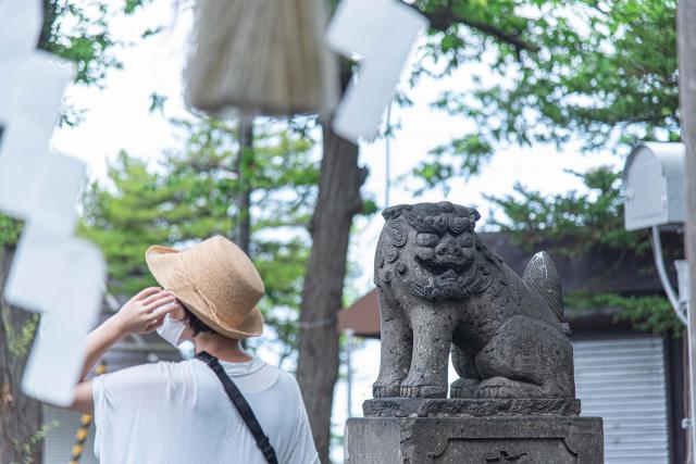 手稲神社の狛犬